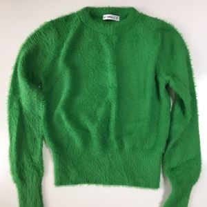 ZARA green Soft Feel Sweater size M